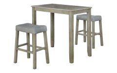 Falmer 3 Piece Solid Wood Dining Sets