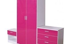 The 15 Best Collection of Pink High Gloss Wardrobes