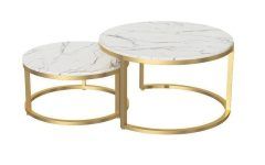 10 The Best Marble Coffee Tables Set of 2