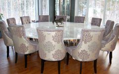 30 Photos Elegance Large Round Dining Tables
