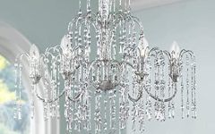 Glass and Chrome Modern Chandeliers