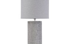 Grey Textured Standing Lamps
