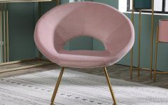 2024 Popular Grinnell Silky Velvet Papasan Chairs