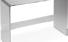 10 Collection of Clear Acrylic Console Tables