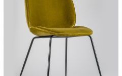 20 The Best Dark Olive Velvet Iron Dining Chairs