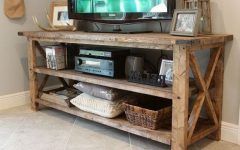 20 Inspirations Rustic Wood Tv Cabinets