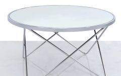 2024 Popular Silver Mirror and Chrome Coffee Tables