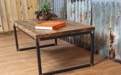 Metal and Oak Coffee Tables