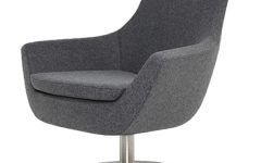 Top 20 of Dark Grey Swivel Chairs