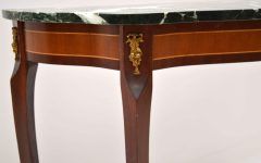 10 Collection of Marble Top Console Tables