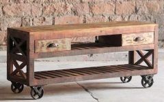 20 Best Ideas Wooden Tv Stand with Wheels