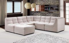 4pc Beckett Contemporary Sectional Sofas and Ottoman Sets