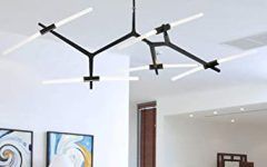 The 10 Best Collection of Trio Black Led Adjustable Chandeliers