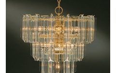 2024 Best of Brass and Glass Chandelier