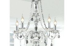 Crystal and Chrome Chandeliers