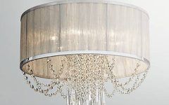 10 Ideas of Organza Silver Pendant Lights