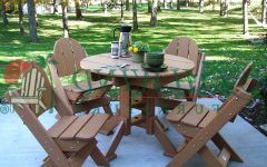 Green Cedar Dining Chairs
