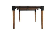 2024 Best of Acacia Wood Medley-medium Dining Tables with Metal Base
