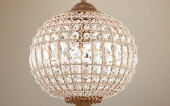 10 Collection of Soft Gold Crystal Chandeliers