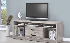 2024 Latest Grey Tv Stands