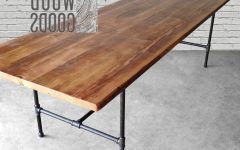 The Best Iron Wood Dining Tables with Metal Legs