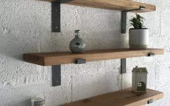 15 Ideas of Oak Shelves