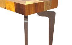 10 The Best Oak Wood and Metal Legs Console Tables