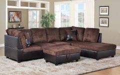 The 10 Best Collection of 3pc Faux Leather Sectional Sofas Brown