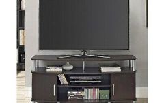 10 Best Collection of Horizontal or Vertical Storage Shelf Tv Stands