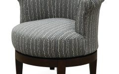 Umber Grey Swivel Accent Chairs