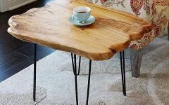 10 Ideas of Natural Wood Coffee Tables