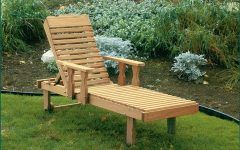 Wooden Chaise Lounges