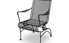 Wrought Iron Patio Rocking Chairs