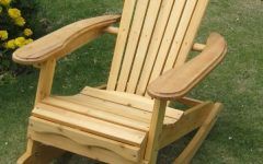 20 Best Ideas Rocking Chair Outdoor Wooden