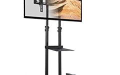 10 Collection of Rolling Tv Cart Mobile Tv Stands with Lockable Wheels