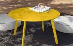 Round Steel Patio Coffee Tables