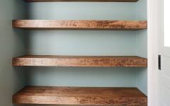 15 Inspirations Wood for Shelves