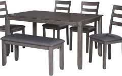 Top 30 of Charcoal Transitional 6-seating Rectangular Dining Tables