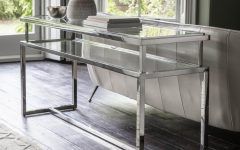 10 The Best Geometric Glass Modern Console Tables