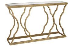 10 The Best Silver Leaf Rectangle Console Tables