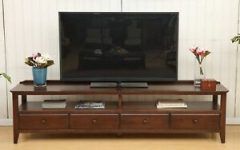 2024 Latest Dillon Oak Extra Wide Tv Stands