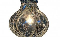 Transparent Glass Lantern Chandeliers