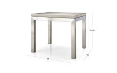  Best 20+ of Parsons Grey Solid Surface Top & Stainless Steel Base 48x16 Console Tables