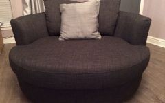 Round Swivel Sofa Chairs