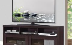 2024 Popular Techni Mobili 58" Durbin Tv Stands in Espresso or Grey Wood