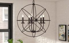 30 Best Collection of Waldron 5-light Globe Chandeliers