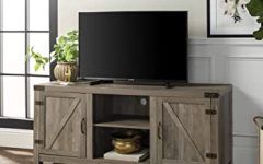 10 Ideas of Walker Edison Farmhouse Tv Stands with Storage Cabinet Doors and Shelves