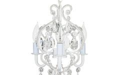 3 Light Crystal Chandeliers