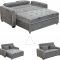 3 in 1 Gray Pull Out Sleeper Sofas