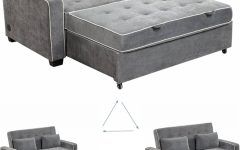 10 The Best 3 in 1 Gray Pull Out Sleeper Sofas